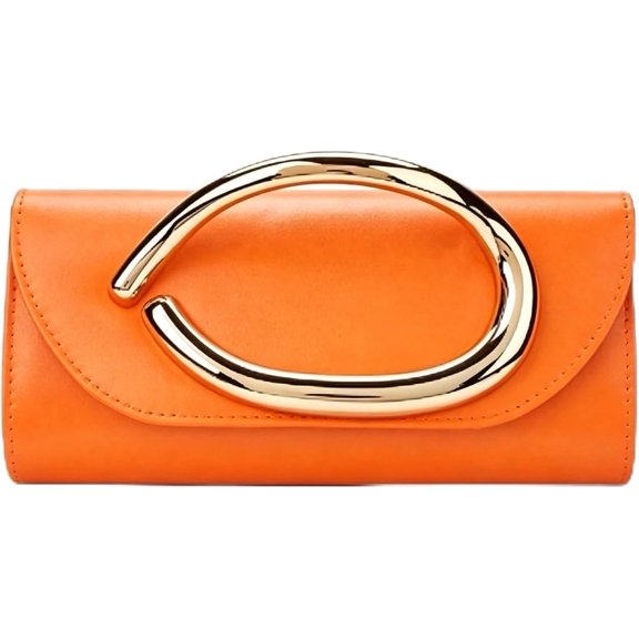 Wynndora Women's Envelope Clutch Purse, Evening Bag with Detachable Chain Strap