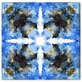 thumbnail image 1 of Wynwood Studio Abstract Modern Canvas Art - Blue And Gold Kaleidoscope, Wall Art for Living Room, Bedroom, and Bathroom, 30 in x 30, Home Decor, 1 of 5
