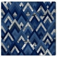 thumbnail image 1 of Wynwood Studio Abstract Modern Canvas Art - Diamond Pattern, Wall Art for Living Room, Bedroom, and Bathroom, 12 in x 12, Blue and Grey Home Decor, 1 of 5