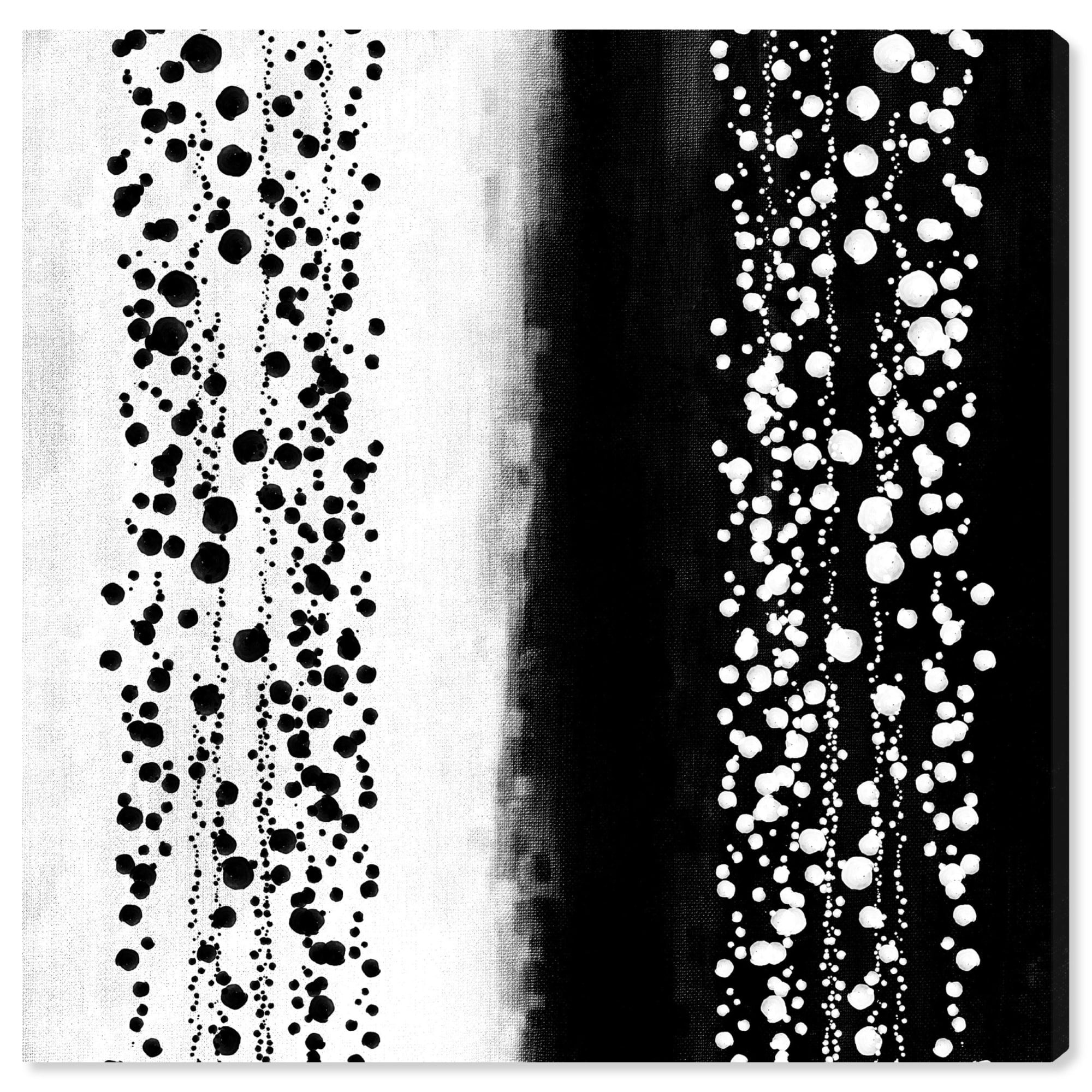 Wynwood Studio Abstract Wall Art Canvas Prints 'Half and Half Mitad ...