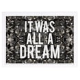 thumbnail image 1 of Wynwood Studio 'All A Dream Glitter' Typography and Quotes Framed Wall Art Print - White, Gray, 1 of 4