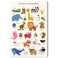 thumbnail image 1 of Wynwood Studio 'Alphabet' Education and Office Wall Art Canvas Print - White, Blue, 16" x 24", 1 of 2