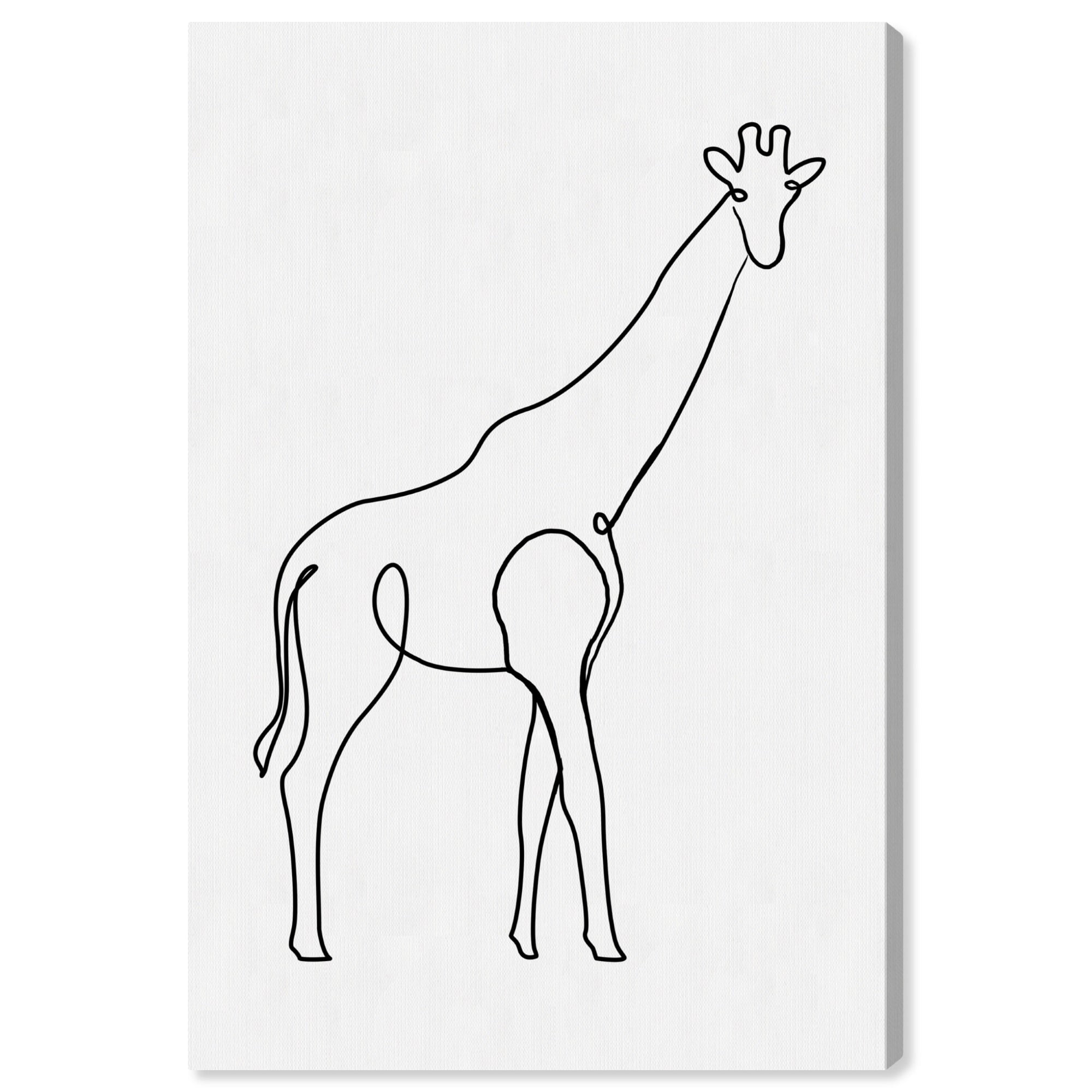 Cute giraffe sketch black and white' Sticker | Spreadshirt-anthinhphatland.vn