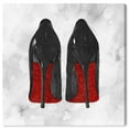 thumbnail image 1 of Wynwood Studio Canvas Crystal Soles Fashion and Glam Shoes Wall Art Canvas Print Red Scarlet 12x12, 1 of 3