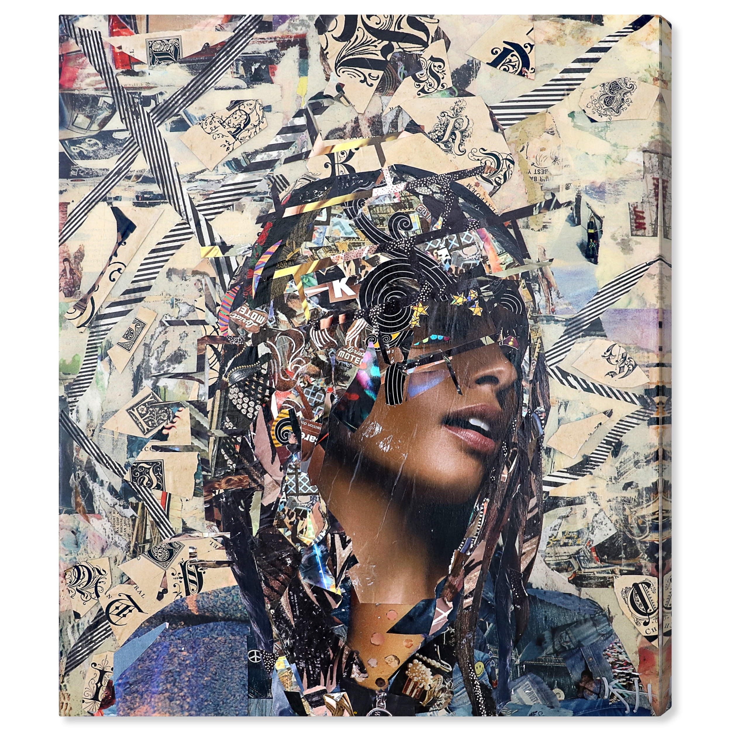 Wynwood Studio Canvas Katy Hirschfeld - Denim Classic Print