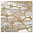 thumbnail image 1 of Wynwood Studio Canvas Maracaibo Abstract Patterns Wall Art Canvas Print Gold Metallic Gold 30x30, 1 of 1