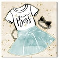 thumbnail image 1 of Wynwood Studio Canvas Mini Boss Beige Fashion and Glam Dress Wall Art Canvas Print Brown Light Brown 20x20, 1 of 3