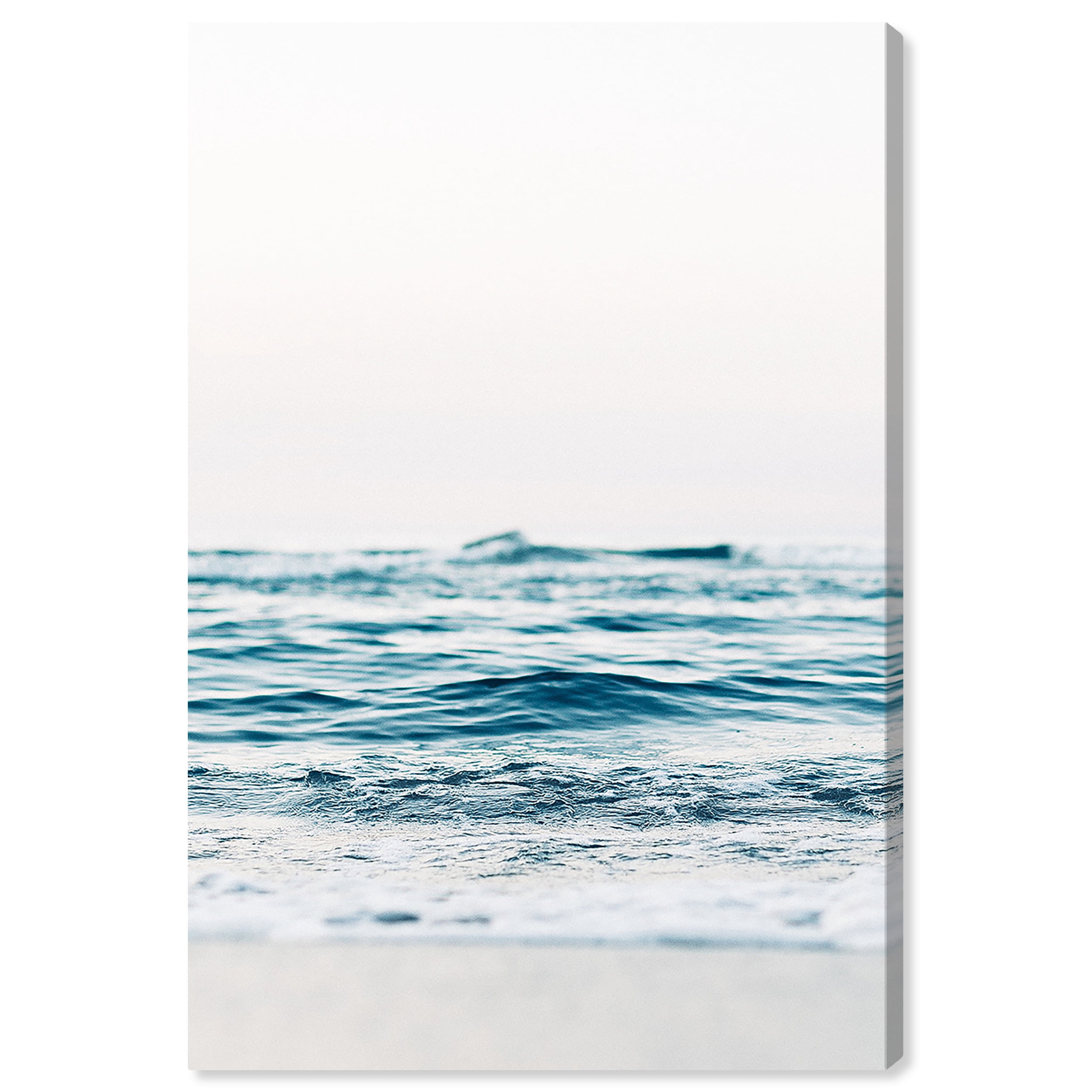 Wynwood Studio Canvas Mitad Sea Vertical Nautical and Coastal Coastal Wall Art Canvas Print Blue Teal 20x30