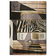 thumbnail image 1 of Wynwood Studio Canvas Peeking through Abstract Abstract Patterns Wall Art Canvas Print Gold 20x30, 1 of 3