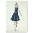 thumbnail image 1 of Wynwood Studio Canvas Runway Letter VI Fashion and Glam Runway Wall Art Canvas Print White Cream White 24x36, 1 of 3