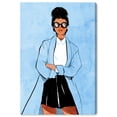 thumbnail image 1 of Wynwood Studio Canvas Spanish Coattail Fashion and Glam Portraits Wall Art Canvas Print Blue Light Blue 24x36, 1 of 3
