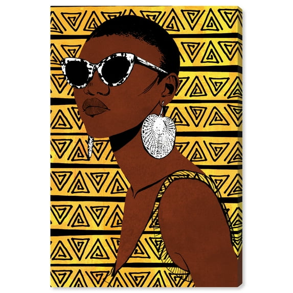 Wynwood Studio Canvas Vertigo Fashion and Glam Portraits Wall Art Canvas Print Yellow 20x30