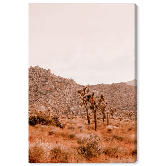 Wynwood Studio Canvas Warm Color Grassland II Floral and Botanical Trees Wall Art Canvas Print Brown 24x36