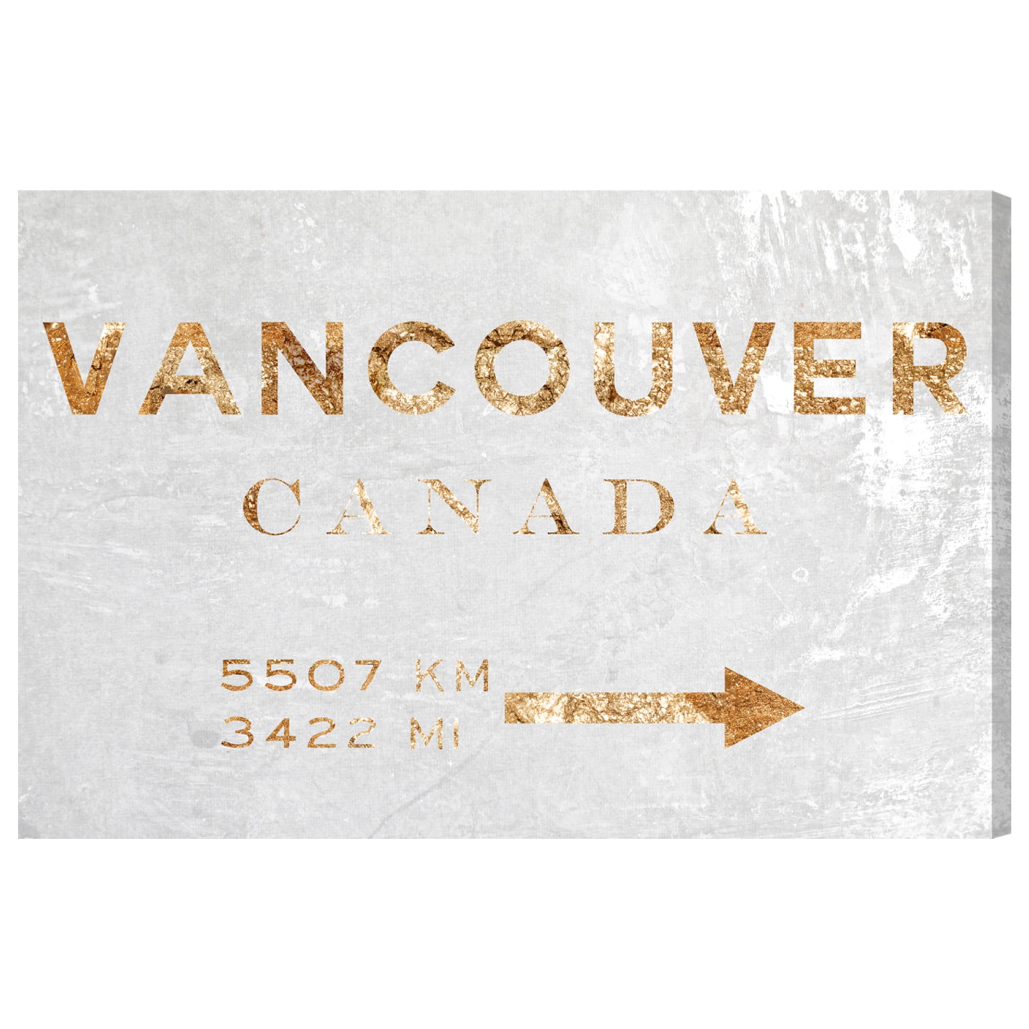 Wynwood Studio Cities and Skylines Wall Art Canvas Prints 'Vancouver