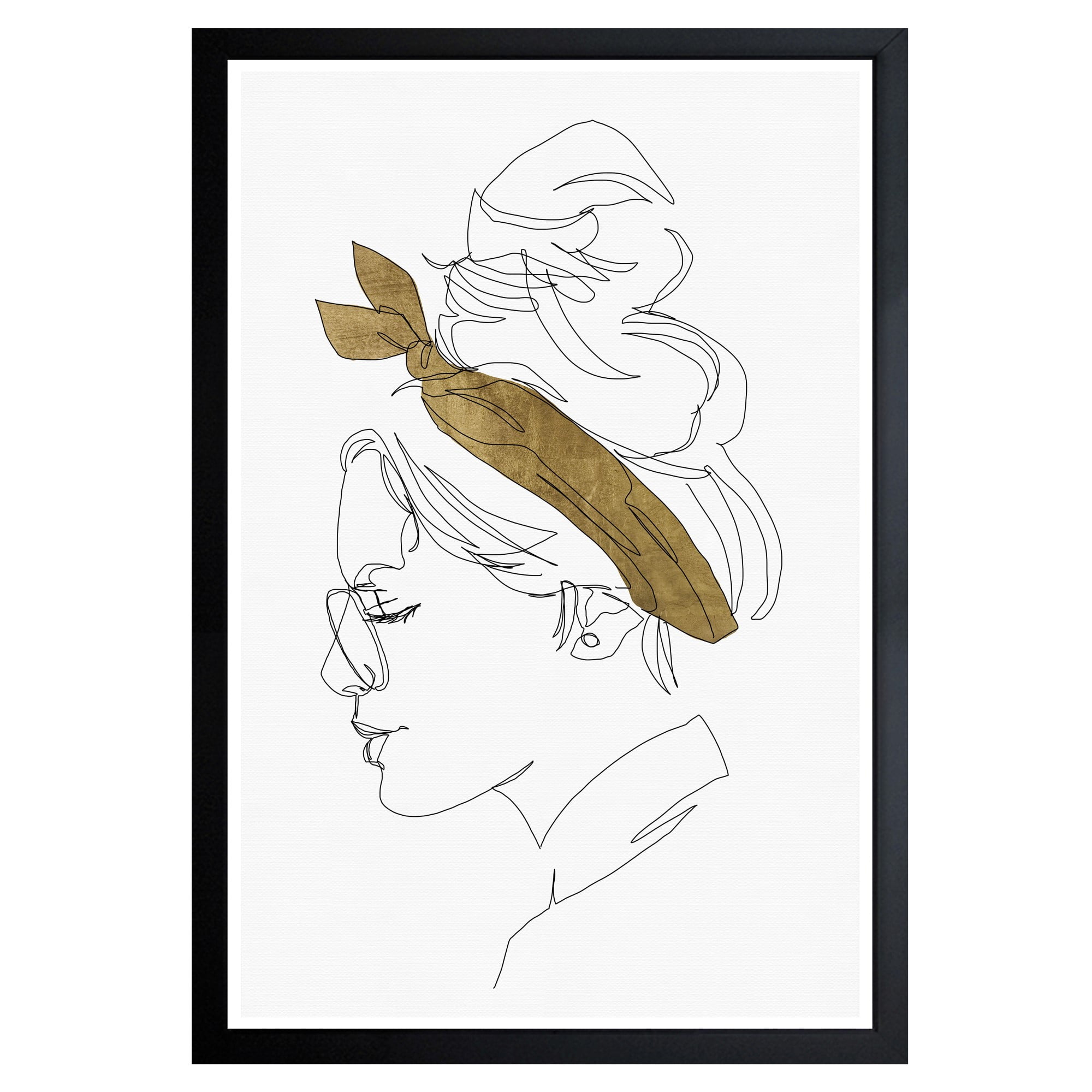 Wynwood Studio 'Contour Phase II' Fashion and Glam Framed Wall Art