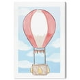 thumbnail image 1 of Wynwood Studio 'Cute Hot Air Balloon' Transportation Wall Art Canvas Print - Pink, Blue, 24" x 36", 1 of 2