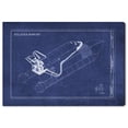 thumbnail image 1 of Wynwood Studio 'Discovery V2' Transportation Wall Art Canvas Print - Blue, White, 24" x 16", 1 of 2