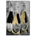 thumbnail image 1 of Wynwood Studio 'Dom Party For Three' Drinks and Spirits Wall Art Canvas Print - Black, Gold, 16" x 24", 1 of 2