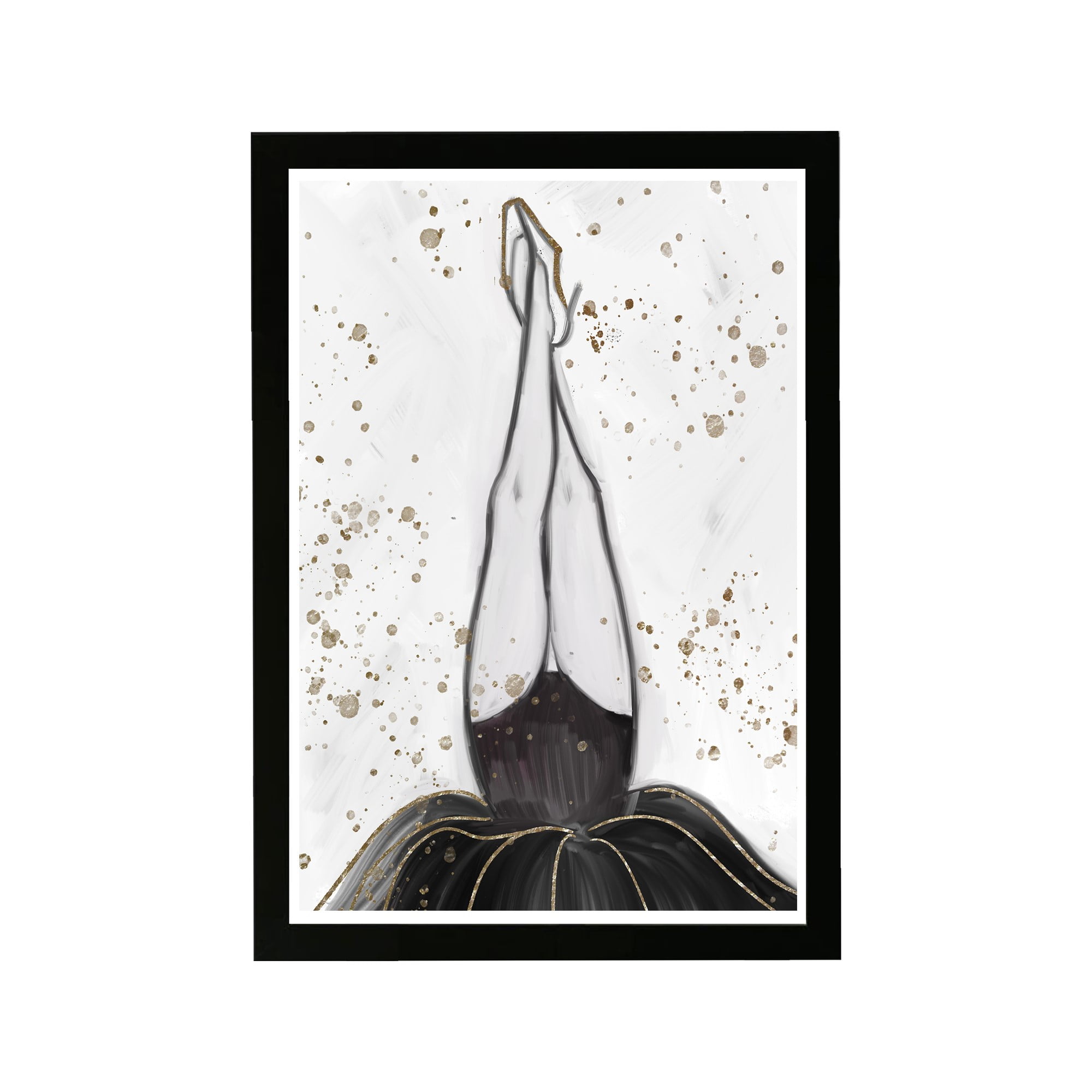 Wynwood Studio Fashion and Glam Framed Wall Art Prints 'Paris Legs