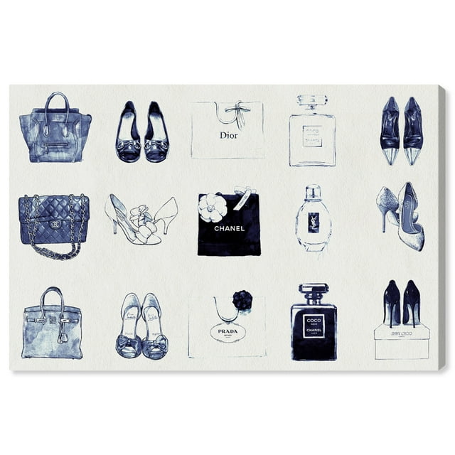 Wynwood Studio Fashion and Glam Wall Art Canvas Prints 'Fashion Chart ...