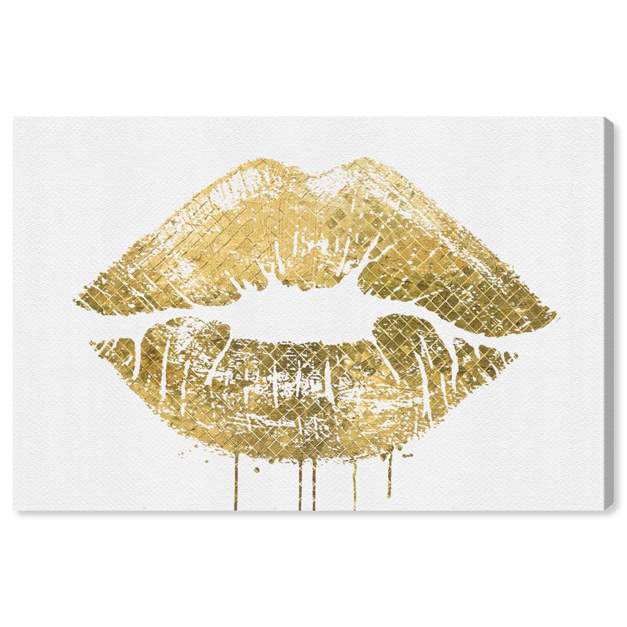 Wynwood Studio Fashion and Glam Wall Art Canvas Prints 'More Gold