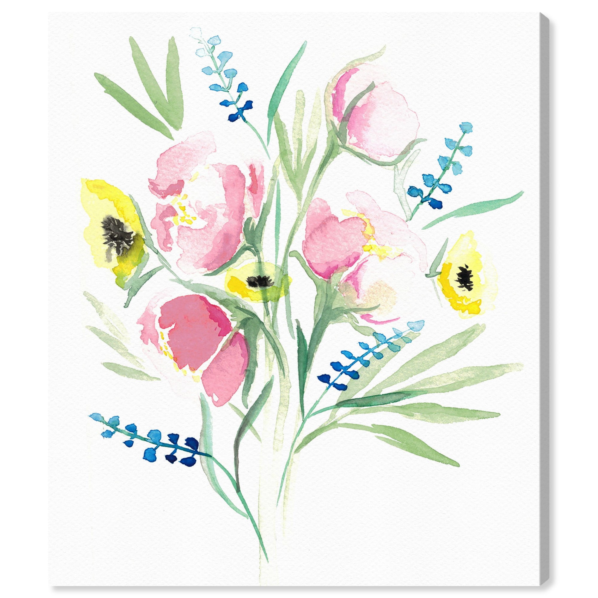 Wynwood Studio Floral and Botanical Wall Art Canvas Prints 'Primavera
