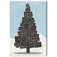 thumbnail image 1 of Wynwood Studio Holiday and Seasonal Wall Art Canvas Prints 'White Christmas' Christmas Home Décor - Black, Blue, 20" x 30", 1 of 5