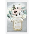 thumbnail image 1 of Wynwood Studio 'Mason Jar Mora' Floral and Botanical Framed Wall Art Print - Gray, Pink, 1 of 4
