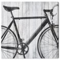 thumbnail image 1 of Wynwood Studio 'Mode Bicycle' Sports and Teams Wall Art Canvas Print - Black, Gray, 12" x 12", 1 of 2