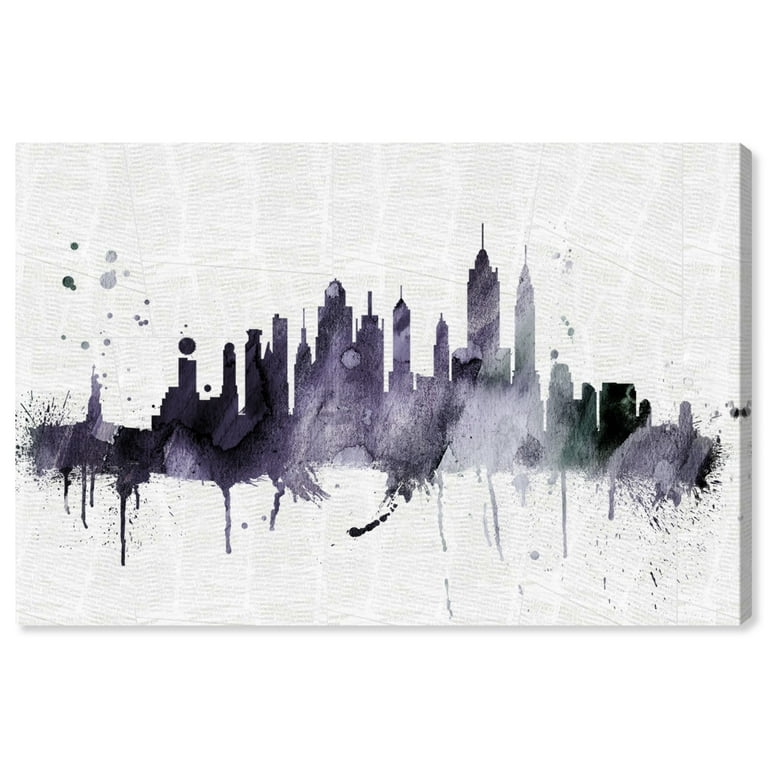 Wynwood Studio 'NY Skyline' Cities And Skylines Wall Art, 49 OFF