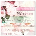 thumbnail image 1 of Wynwood Studio 'Pastel Love Books' Fashion and Glam Wall Art Canvas Print - Pink, Green, 12" x 12", 1 of 2