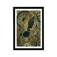 thumbnail image 1 of Wynwood Studio People and Portraits Framed Wall Art Prints 'Lady Mandala' Portraits Home Décor - Gold, Black, 13" x 19", 1 of 4