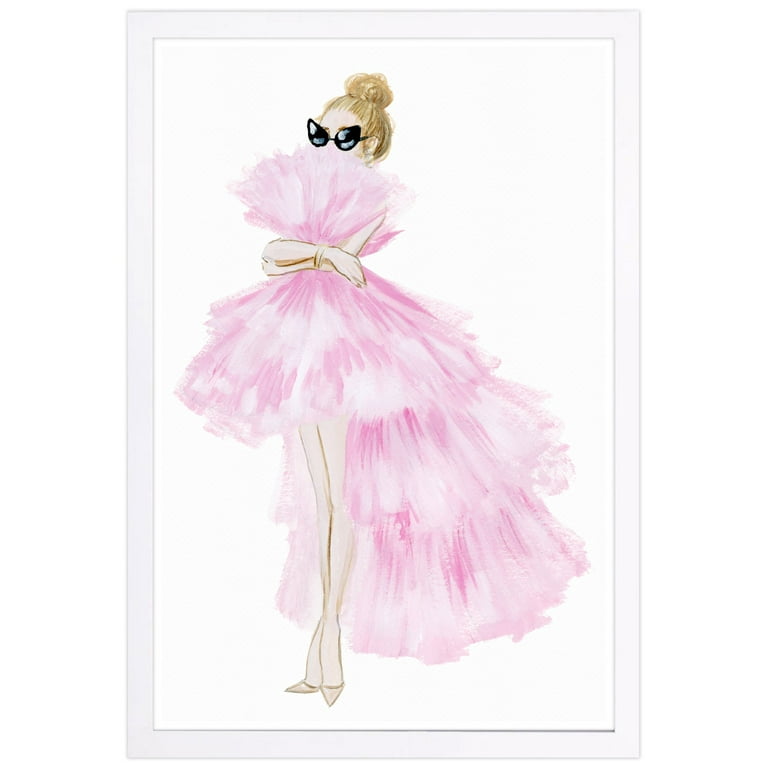 Aesthetic Pink Outfit Glam Poster for Sale by StudioAngela