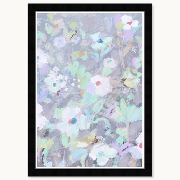 Wynwood Studio Prints Floral Prints 15" x 21", Black Frame, Floralia Sour