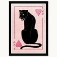 thumbnail image 1 of Wynwood Studio Prints Mystic Prints 15" x 21", Black Frame, Pink Heart Queen Noir, 1 of 6