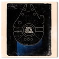 thumbnail image 1 of Wynwood Studio Prints Never Tell Me the Odds Fantasy and Sci-Fi Science Fiction Wall Art Canvas Print Black 30x30, 1 of 3