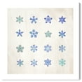 thumbnail image 1 of Wynwood Studio Prints Snowflakes Holiday and Seasonal Holidays Wall Art Canvas Print White Cream White 20x20, 1 of 3