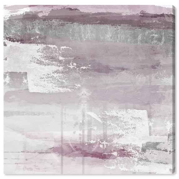 Wynwood Studio Prints Soft Elements Abstract Paint Wall Art Canvas Print Purple Light Magenta 20x20