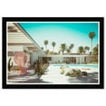 thumbnail image 1 of Wynwood Studio Prints Summer Vacation Place Architecture and Buildings World Architecture Wall Art Canvas Print Blue Turquoise 19x13, 1 of 3