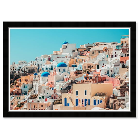 Wynwood Studio Prints Vacation in Mykonos I Architecture and Buildings World Architecture Wall Art Canvas Print White 19x13