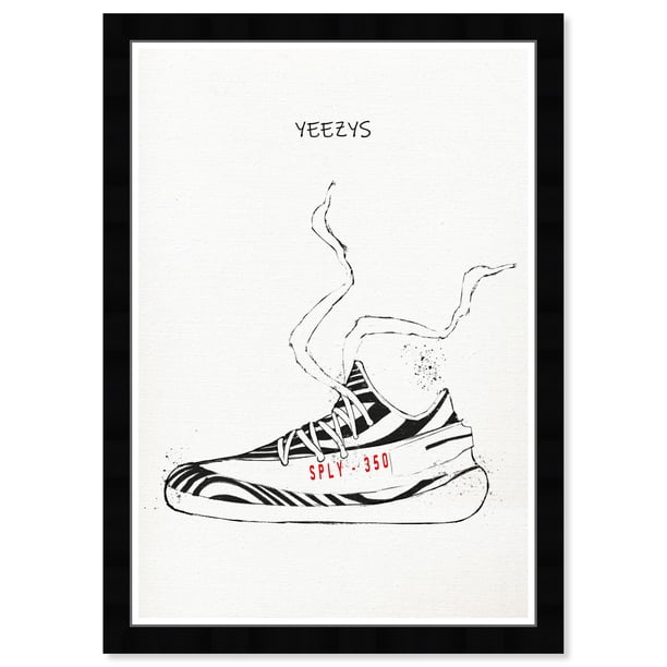 Wynwood Studio Prints YEEZYS Drawing III Fashion and Glam Shoes