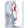thumbnail image 1 of Wynwood Studio 'Queen of Hearts' Fashion and Glam Wall Art Canvas Print - Red, Blue, 16" x 24", 1 of 2