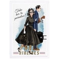thumbnail image 1 of Wynwood Studio 'To Paradise' Fashion and Glam Framed Wall Art Print - Black, White, 1 of 4