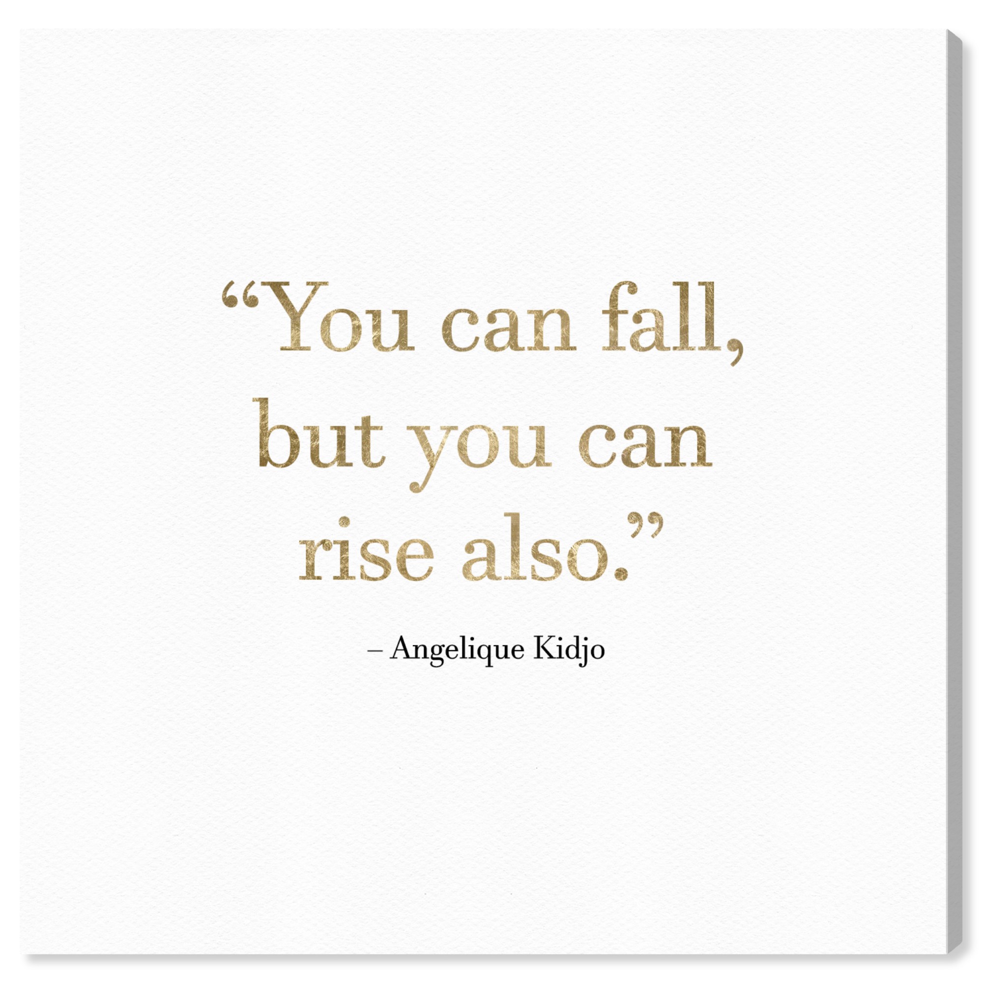 Wynwood Studio Typography and Quotes Wall Art Canvas Print 'Rise Always