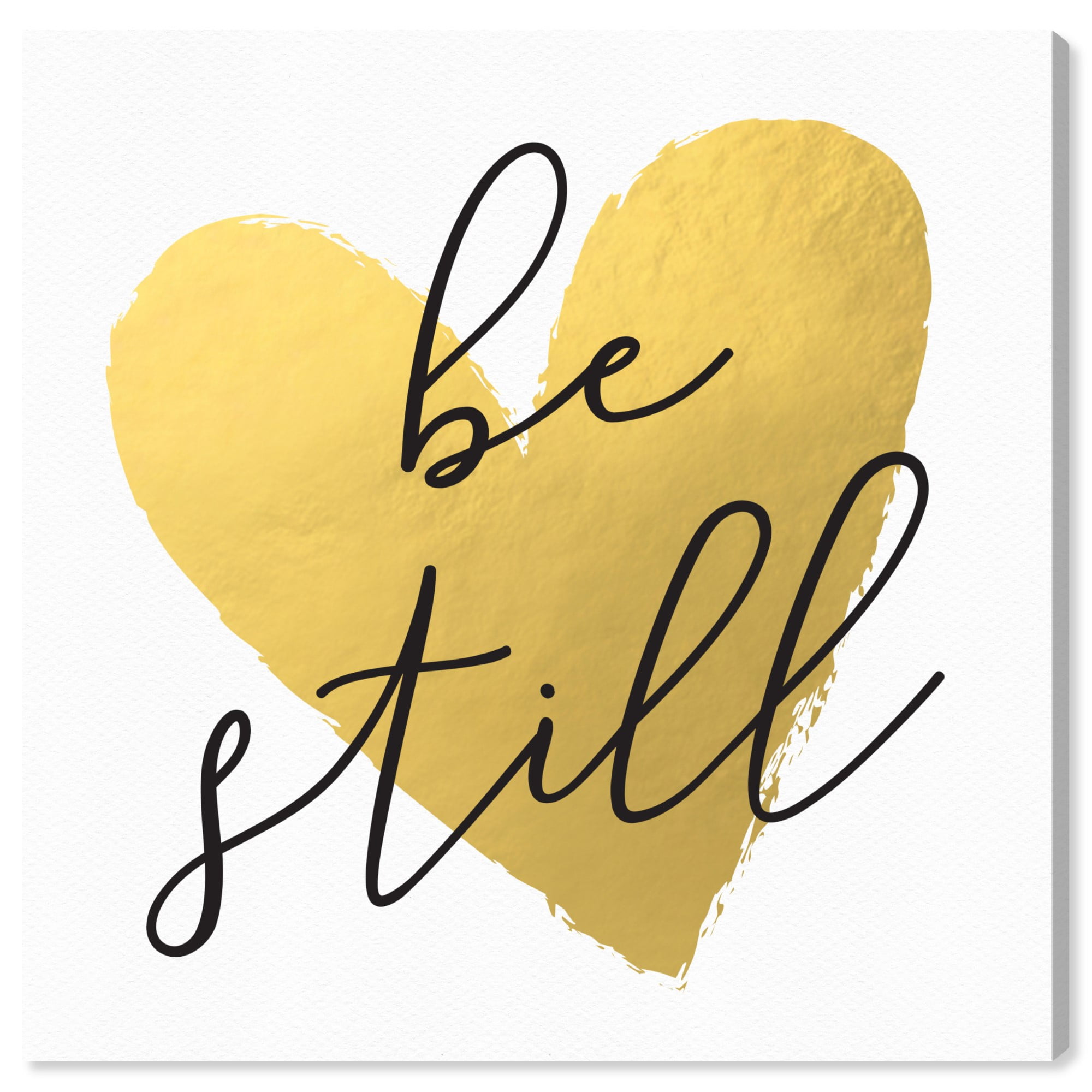 Wynwood Studio Typography and Quotes Wall Art Canvas Prints 'Be Still