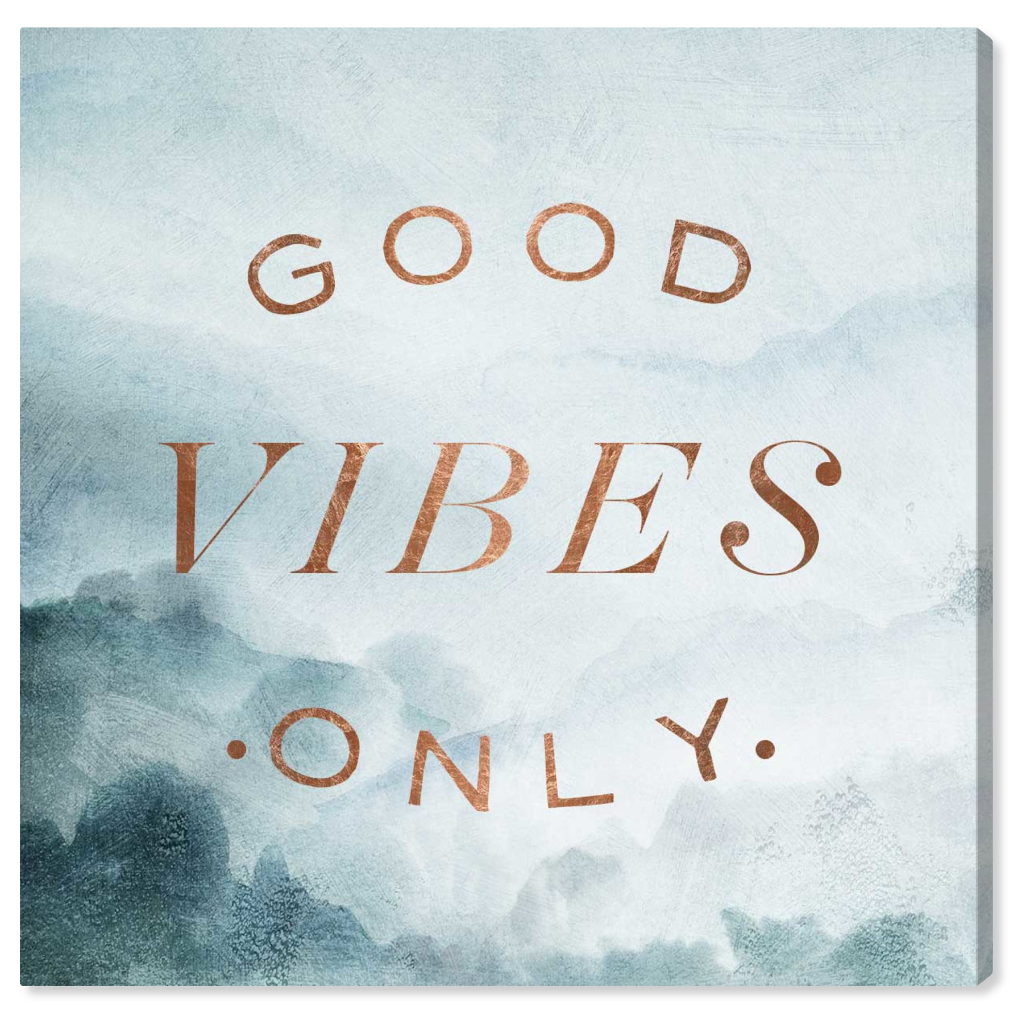 Wynwood Studio Typography and Quotes Wall Art Canvas Prints 'Good Vibes ...