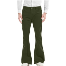 RYRJJ Men's Vintage 60s 70s Bell Bottom Pants Stretch Classic Comfort Chino  Flared Pants Retro Formal Dress Bootcut Trousers(Black,S) - Walmart.com
