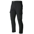 thumbnail image 1 of Wyobmus Business Pants for Men Loose Fit Dress Pants Straight Leg Business Casual Dress Chinos Pants A-Black, 1 of 8