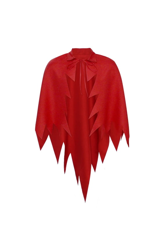 Cloak for Men Women Renaissance Cape Adults Halloween Christmas Party Outfits Red