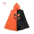 thumbnail image 1 of Wyobmus Halloween Ghost Cloak for Adult Children Color Blocked Ghost Cape Halloween Party Dress Up Cloak One Size Robe B-Orange, 1 of 4